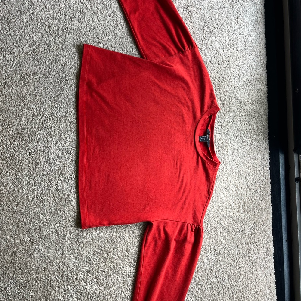 Forever 21 Red Crewneck Tee